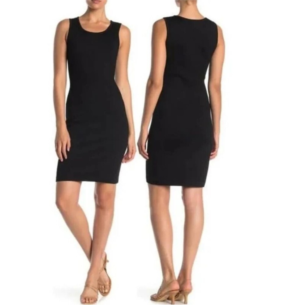 St. John Black Midi Dress